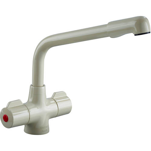 Larger image of Bristan Kitchen Easy Fit Manhattan Mixer Kitchen Tap (TAP ONLY, Beige).