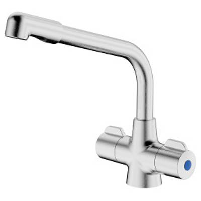 Larger image of Bristan Kitchen Easy Fit Manhattan Mixer Kitchen Tap (TAP ONLY, Br Nickel).