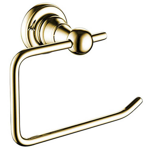 Larger image of Bristan 1901 Toilet Roll Holder (Gold).