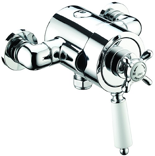 Larger image of Bristan Thermostatic Exposed Shower Valve (Chrome).