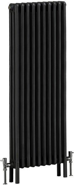 Larger image of Bristan Heating Nero 3 Column Electric Radiator (Gun Metal). 490x1500mm.