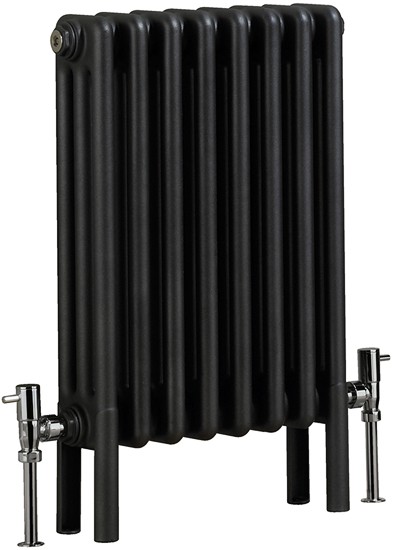 Larger image of Bristan Heating Nero 3 Electric Thermo Radiator (Gun Metal). 400x600mm.