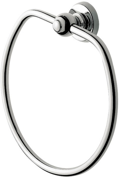 Larger image of Bristan 1901 Towel Ring, Chrome Plated.