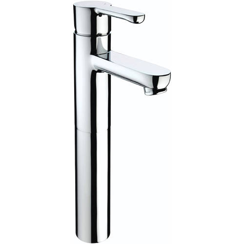 Larger image of Bristan Nero Tall Basin Mixer Tap (Chrome).