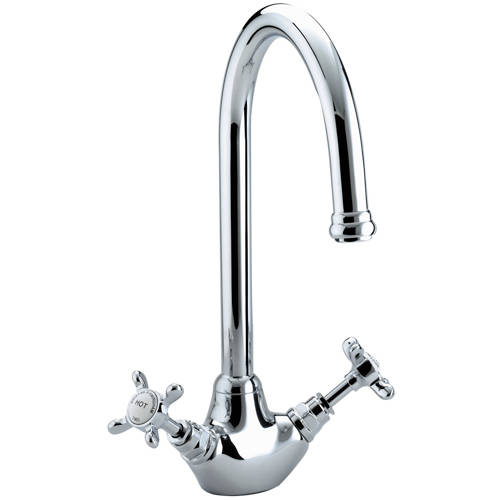 Larger image of Bristan 1901 Easy Fit Mixer Kitchen Tap (TAP ONLY, Chrome).