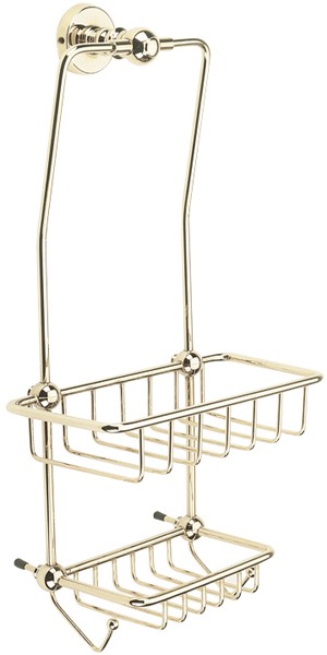 Larger image of Bristan 1901 Shower Tidy, Gold Plated.