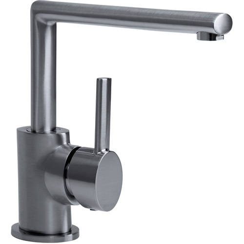 Larger image of Bristan Kitchen Oval Easy Fit Mixer Kitchen Tap (Brushed Nickel).