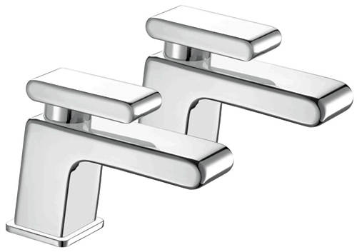 Larger image of Bristan Pivot Basin Taps (Chrome).