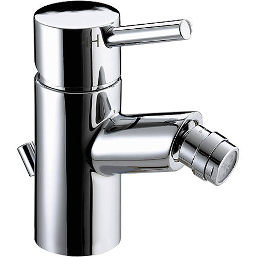 Larger image of Bristan Prism Bidet Mixer Tap With Pop Up Waste (Chrome).