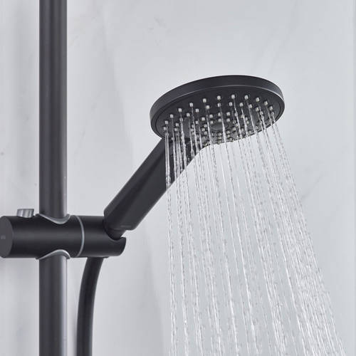 Example image of Bristan Prism Thermostatic Shower Package (Black).