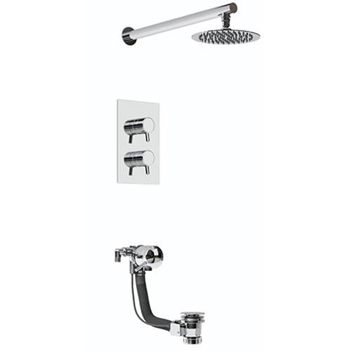 Larger image of Bristan Prism Bath & Shower Pack With Round Head & Filler (Chrome).