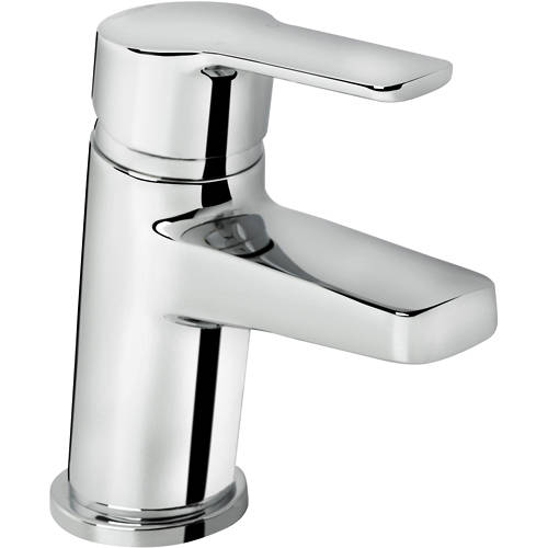 Larger image of Bristan Pisa Basin Mixer Tap With Clicker Waste (Chrome).
