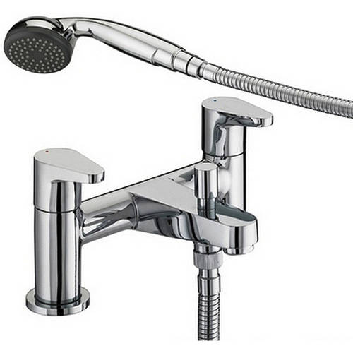 Larger image of Bristan Quest Eco Bath Shower Mixer Tap (8 l/min, Chrome).