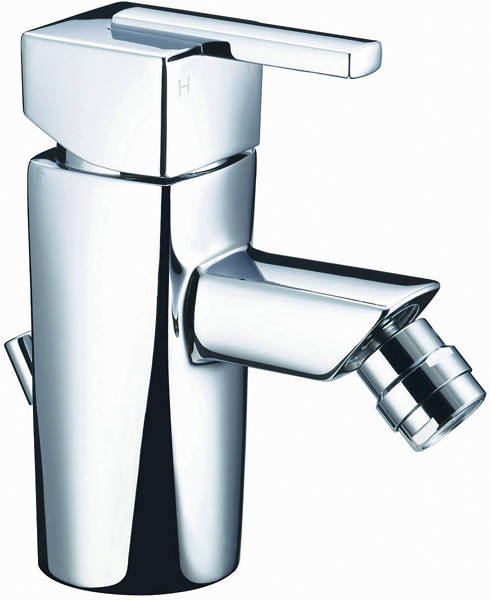 Larger image of Bristan Qube Bidet Tap With Pop Up Waste (Chrome).