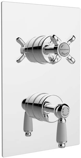 Larger image of Bristan Renaissance Thermostatic Dual Control Shower Valve (Chrome).