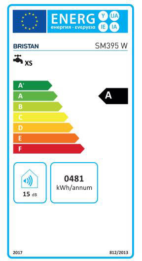 Example image of Bristan Smile Electric Shower 9.5kW (White).