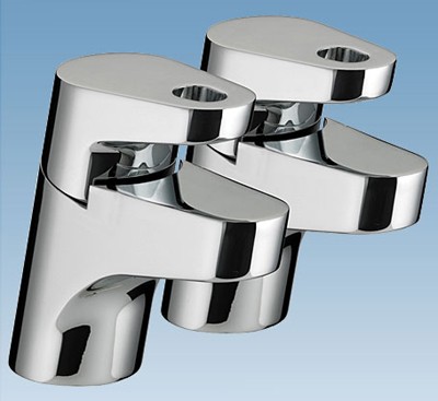 Example image of Bristan Synergy Bath Taps (Pair, Chrome).