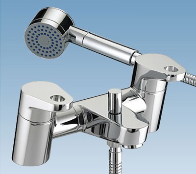 Example image of Bristan Synergy Bath Shower Mixer Tap With Shower Kit (Chrome).