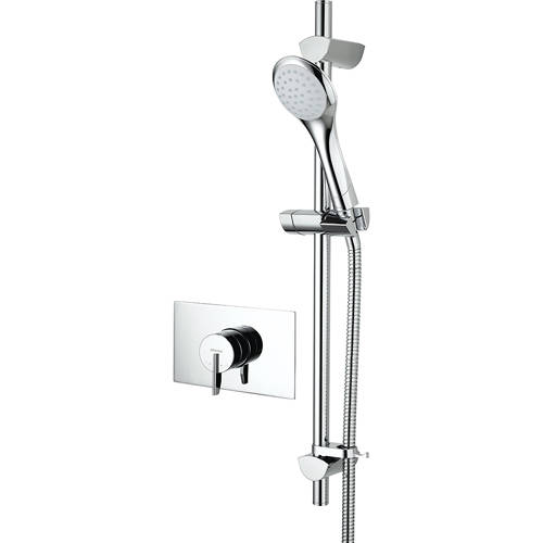 Larger image of Bristan Sonique Concealed Shower Valve With Slide Rail Kit (Chrome).
