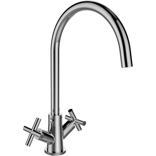 Larger image of Bristan Kitchen Easy Fit Tangerine Mixer Kitchen Tap (TAP ONLY, Chrome).