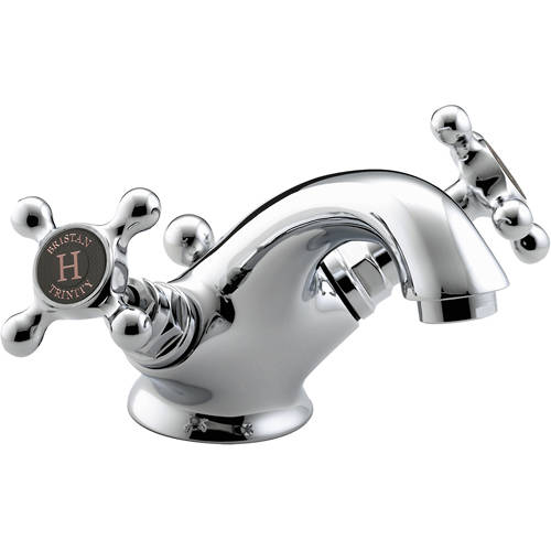 Larger image of Bristan Trinity Basin Mixer Tap With Pop Up Waste (Chrome).