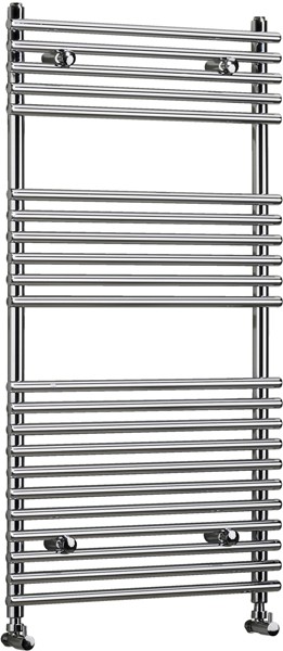 Larger image of Bristan Heating Vertico Electric Thermo Radiator (Chrome). 600x760mm.