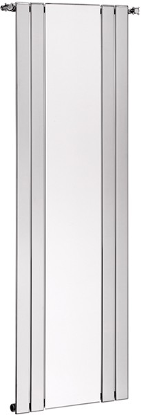 Larger image of Bristan Heating Vinca Mirror Bathroom Radiator (Chrome). 600x1810mm.