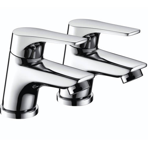 Larger image of Bristan Vantage Basin Taps (Pair, Chrome).