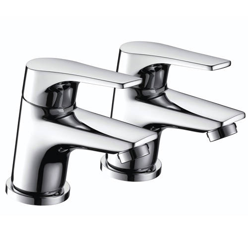 Larger image of Bristan Vantage Bath Taps (Pair, Chrome).