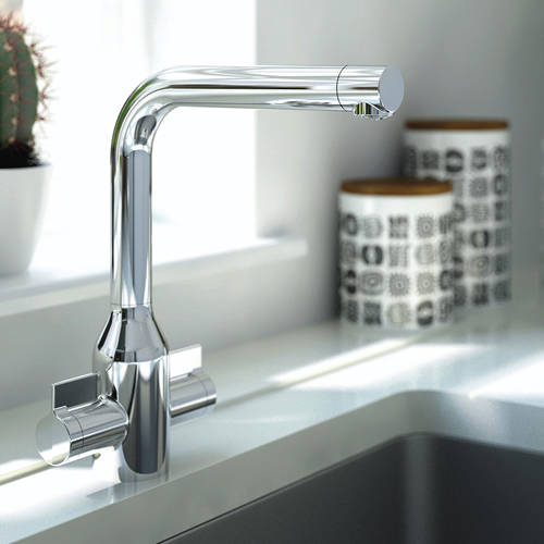 Example image of Bristan Kitchen Easy Fit Wine Kitchen Tap (TAP ONLY, Chrome).