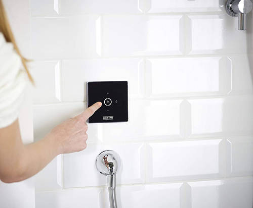Example image of Bristan Wave Thermostatic Digital Shower Valve Only (1 Outlet).