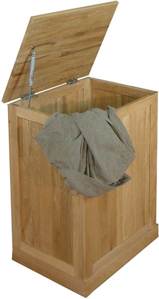 Larger image of Baumhaus Mobel Laundry Unit (Oak). Size 700x500mm.