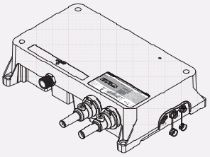 Technical image of Digital Showers Digital Shower Valve & Processor Unit (1 Outlet, LP).