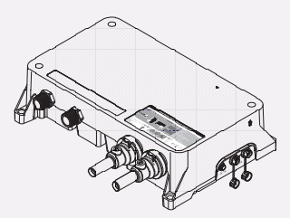 Technical image of Digital Showers Shower / Shower Valve With Remote & Processor (2 Outlets, HP).