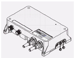 Technical image of Digital Showers Shower / Bath Valve With Remote & Processor (2 Outlets, LP).