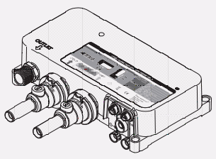 Technical image of Digital Showers Digital Shower Valve, Remote & 12" Shower Head (HP).