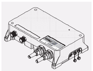 Technical image of Digital Showers Twin Digital Shower Pack, Slide Rail, 9" Head & Remote (LP).