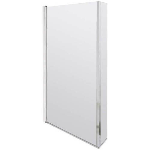 Larger image of BC Designs Hinged L Shaped Shower Bath Screen 808x1400mm.
