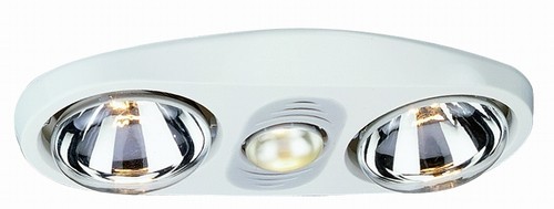 Larger image of BathroomHalo Bathroom Light, Dual Heaters And Extractor Fan In One Unit.
