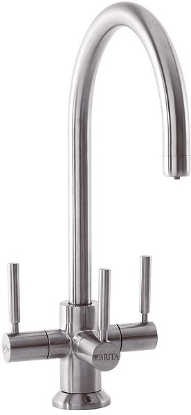 Larger image of Brita Filter Taps Ceto Modern Water Filter Tap (Brushed Nickel).