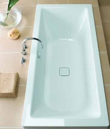 Larger image of Kaldewei Cono Duo Designer Steel Bath. No Tap Hole. 1700x750mm.