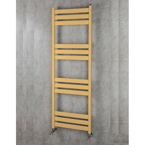 Larger image of Colour Heated Towel Rail & Wall Brackets 1500x500 (Beige).