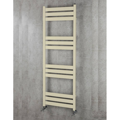 Larger image of Colour Heated Towel Rail & Wall Brackets 1500x500 (Light Ivory).