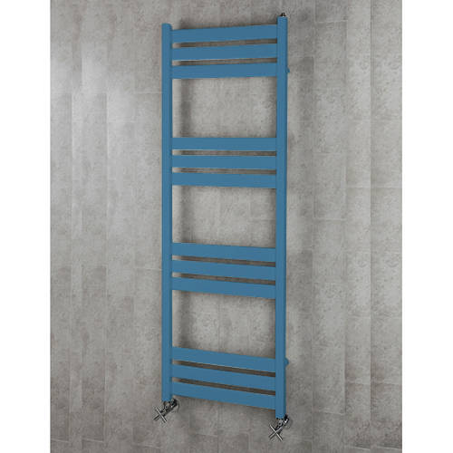 Larger image of Colour Heated Towel Rail & Wall Brackets 1500x500 (Pastel Blue).