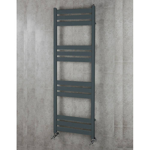 Larger image of Colour Heated Towel Rail & Wall Brackets 1500x500 (Anthracite Grey).
