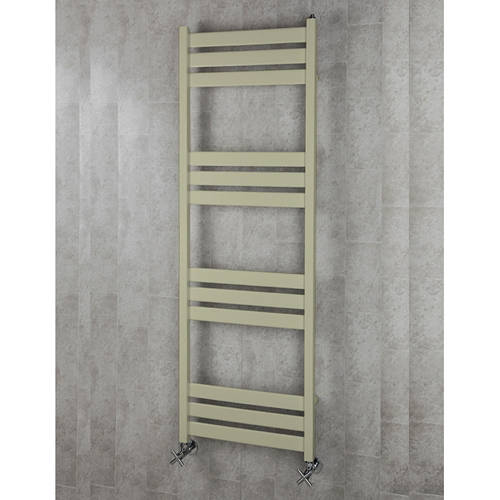 Larger image of Colour Heated Towel Rail & Wall Brackets 1500x500 (Pebble Grey).