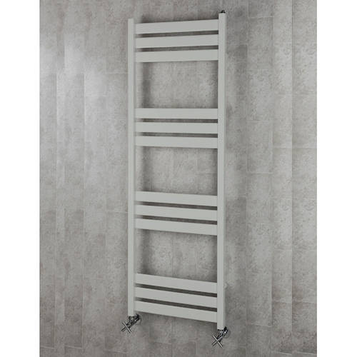 Larger image of Colour Heated Towel Rail & Wall Brackets 1500x500 (Light Grey).