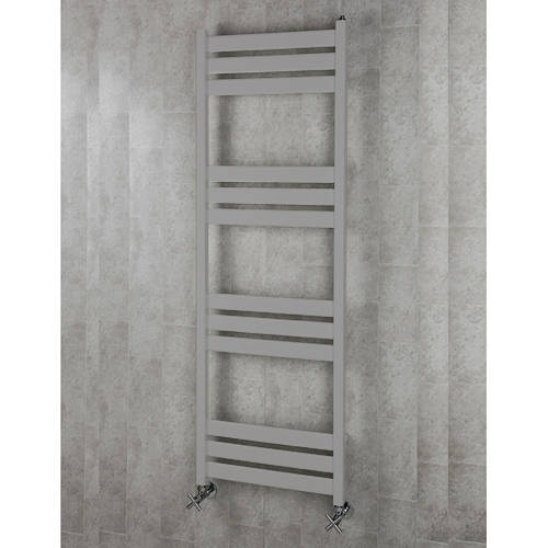 Larger image of Colour Heated Towel Rail & Wall Brackets 1500x500 (White Alumin).