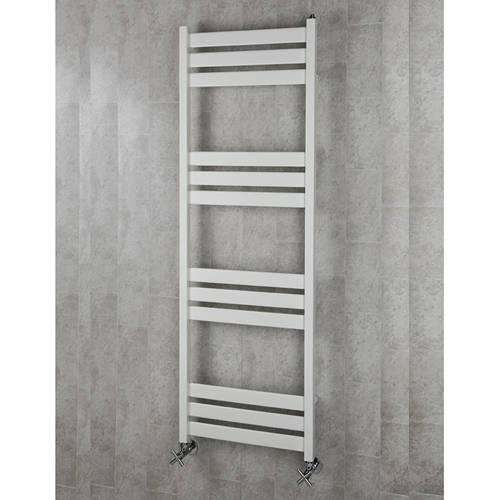 Larger image of Colour Heated Towel Rail & Wall Brackets 1500x500 (White).