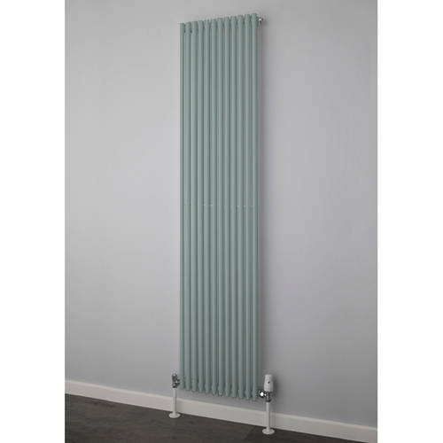 Larger image of Colour Chaucer Single Vertical Radiator 1820x300mm (Traffic Grey).